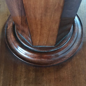 A delightful Victorian Mahogany Pedestal Work Table with draws. In fantastic condition with a beautiful pedestal column and nice architectural feet - SHOP NOW - www.intovintage.co.uk